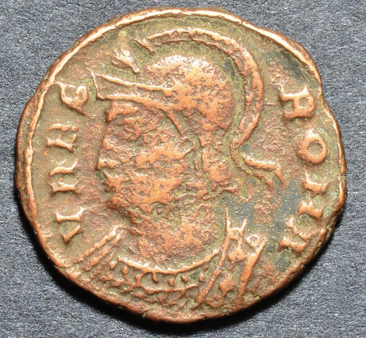 330 to 346 AD Ancient City Of Rome, Constantine, Urbs Roma Bronze Coin