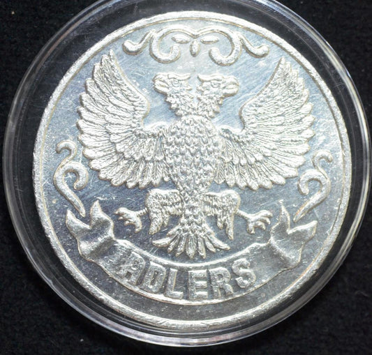 Vintage Adlers Siltex 1oz 999 Fine Silver Ounce, In Capsule,late 70's to 80's