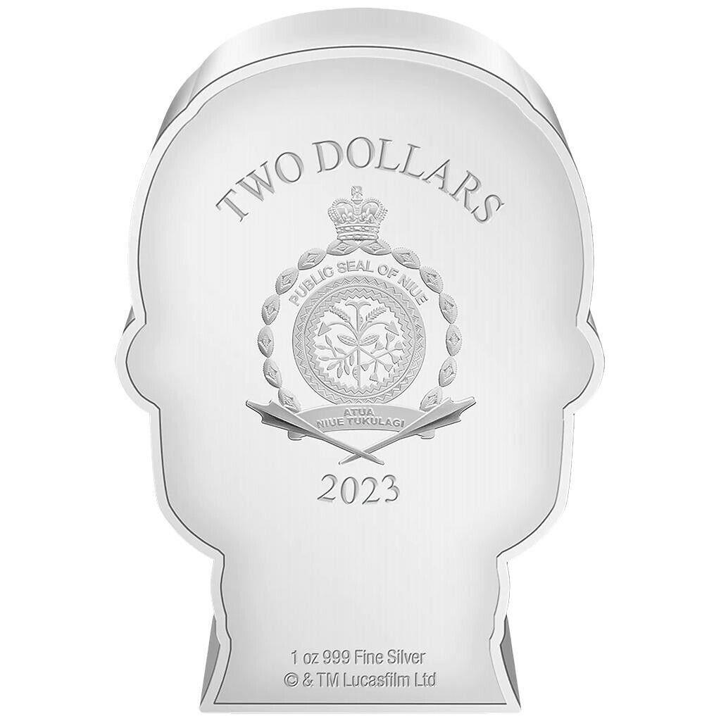 2023 Star Wars, Qui-Gon Jinn, Niue 1oz Silver $2, Chibi Coin, Ships Free