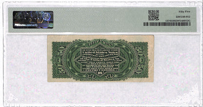 50 Cents 4th Issue Fractional Currency AU55 PMG FR1374