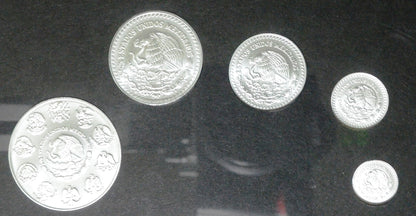 2024 Mexico 5-Coin BU Silver Libertad Set - New In Original Mint Packaging