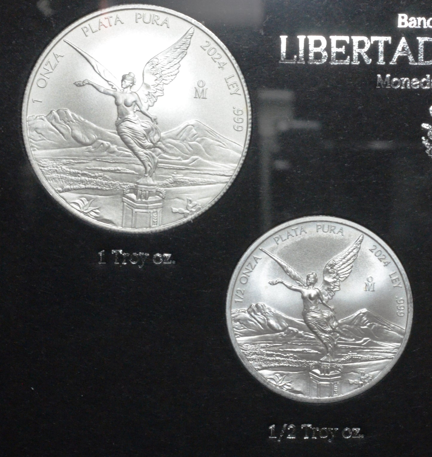 2024 Mexico 5-Coin BU Silver Libertad Set - New In Original Mint Packaging