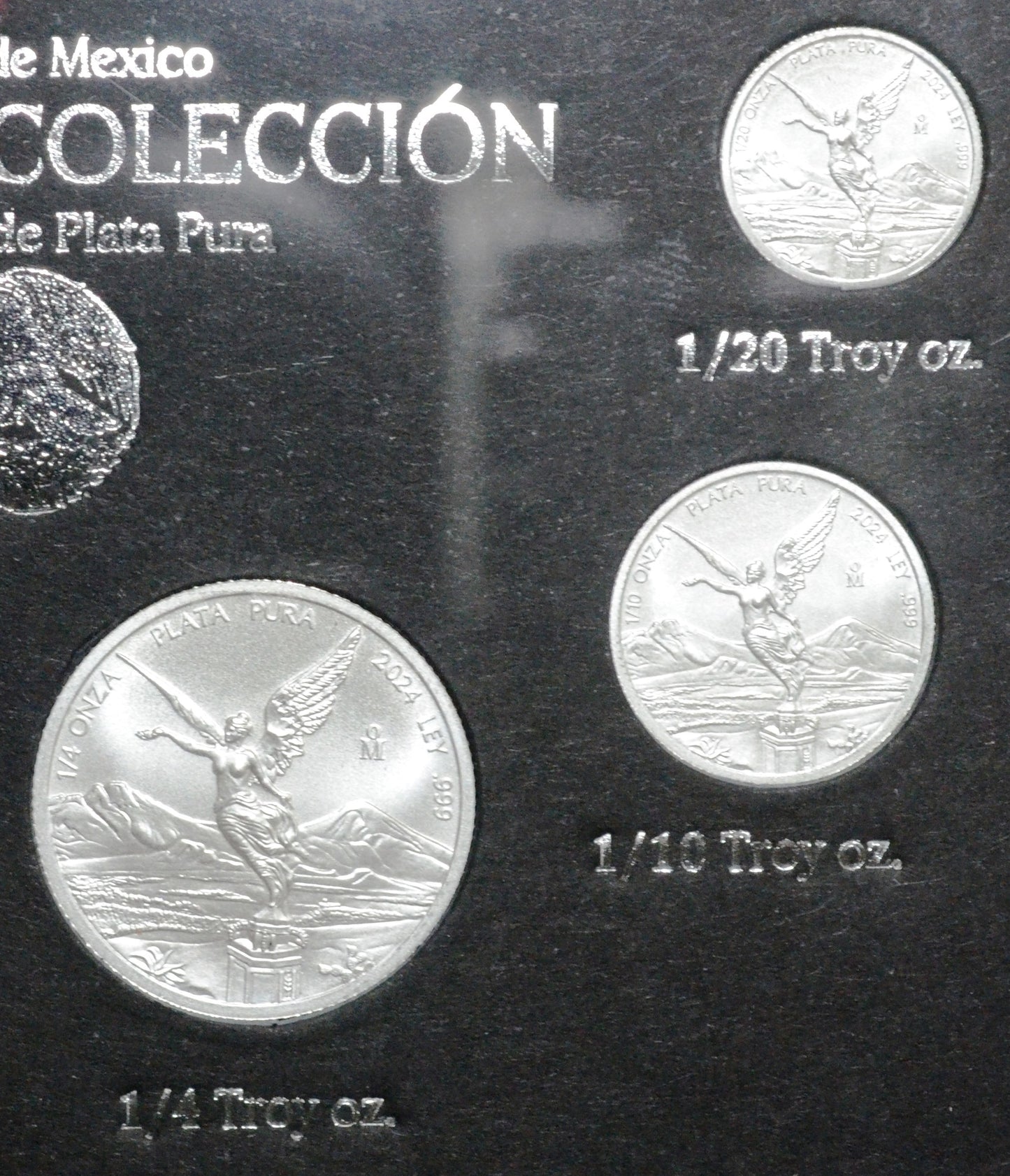 2024 Mexico 5-Coin BU Silver Libertad Set - New In Original Mint Packaging