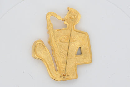 Bob Mackie Jazz Brooch
