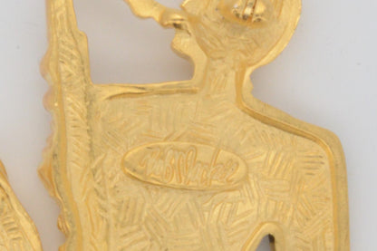 Bob Mackie Jazz Brooch
