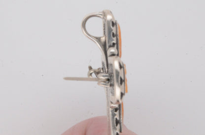 Waldeck Johnson Sterling Silver Spiny Oyster Pendant/Pin