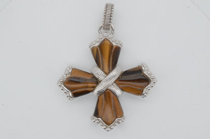 Collection of 3 Judith Ripka Maltese Cross Enhancers
