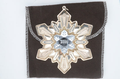 Gorham 2000 Snowflake Ornament Millennium Edition
