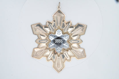 Gorham 2000 Snowflake Ornament Millennium Edition