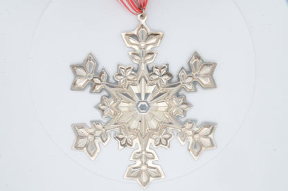 2000 Gorham Sterling Silver Snowflake Ornament