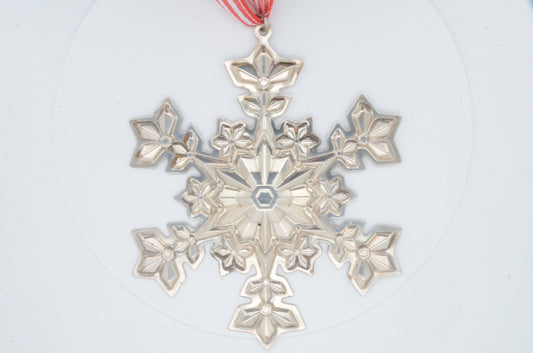 2000 Gorham Sterling Silver Snowflake Ornament