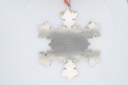2000 Gorham Sterling Silver Snowflake Ornament