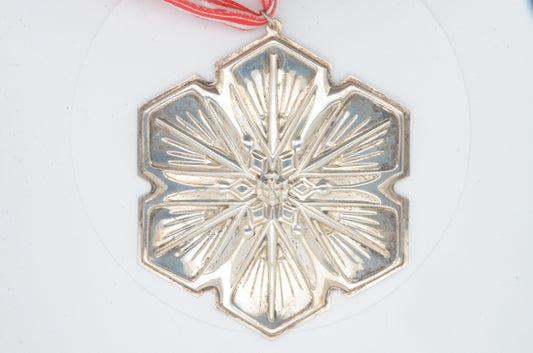 1992 Gorham Sterling Silver Snowflake Oranment
