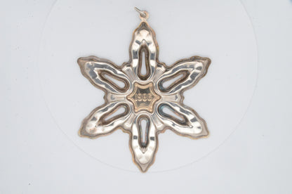 1986 Gorham Sterling Silver Snowflake Ornament