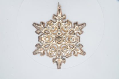 1984 Gorham Sterling Silver Snowflake Ornament