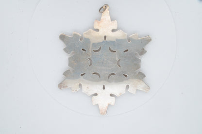 1984 Gorham Sterling Silver Snowflake Ornament