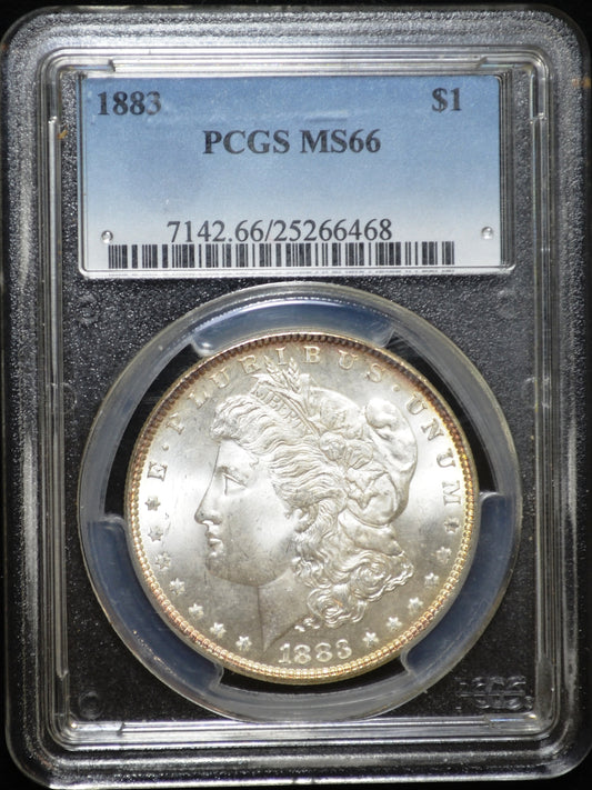 1883 Morgan Silver Dollar MS66 PCGS