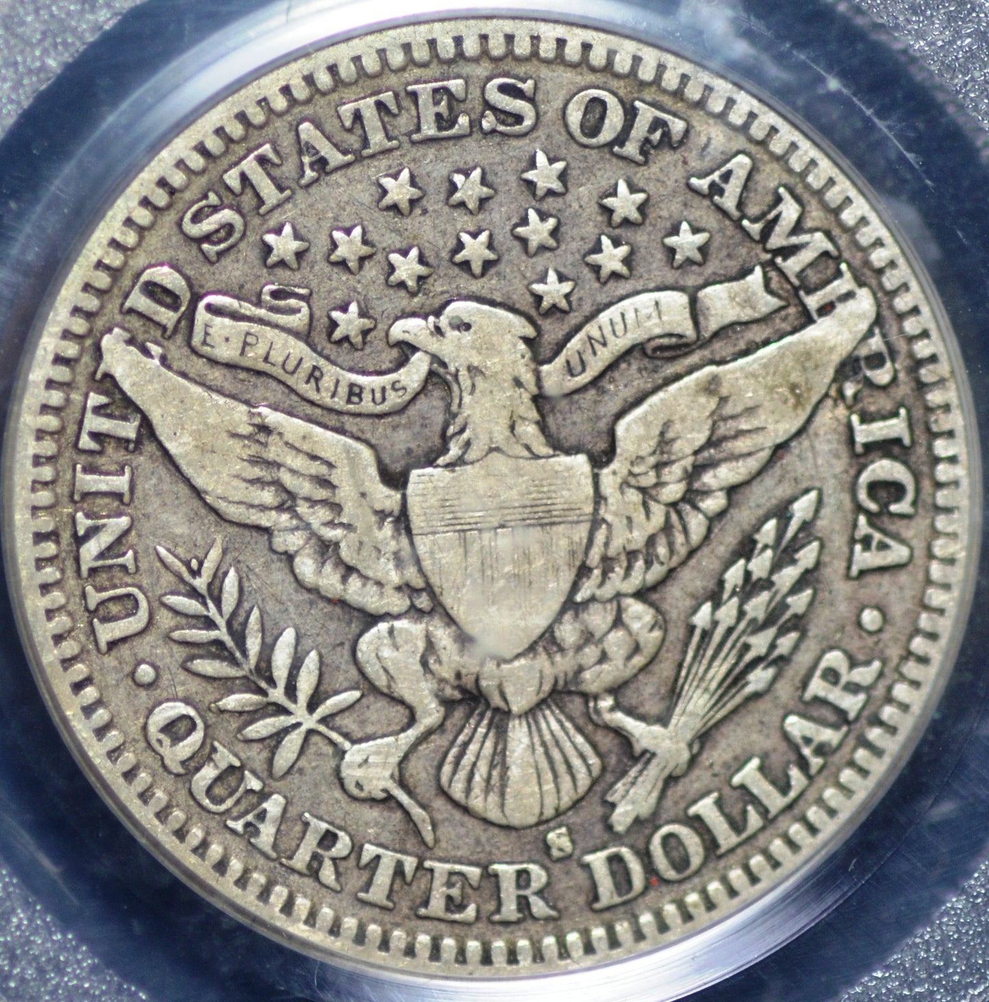 1902-S Barber Quarter F15 PCGS CAC