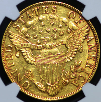 1799 $10 Draped Bust Gold Eagle AU Det NGC