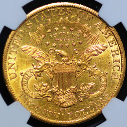 1885-CC Gold Double Eagle AU Det NGC