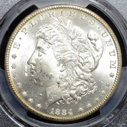 1884-CC Morgan Silver Dollar MS63 PCGS