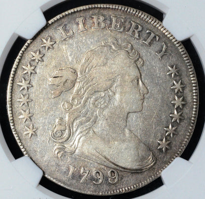 1799/8 Draped Bust Silver Dollar VF20 NGC