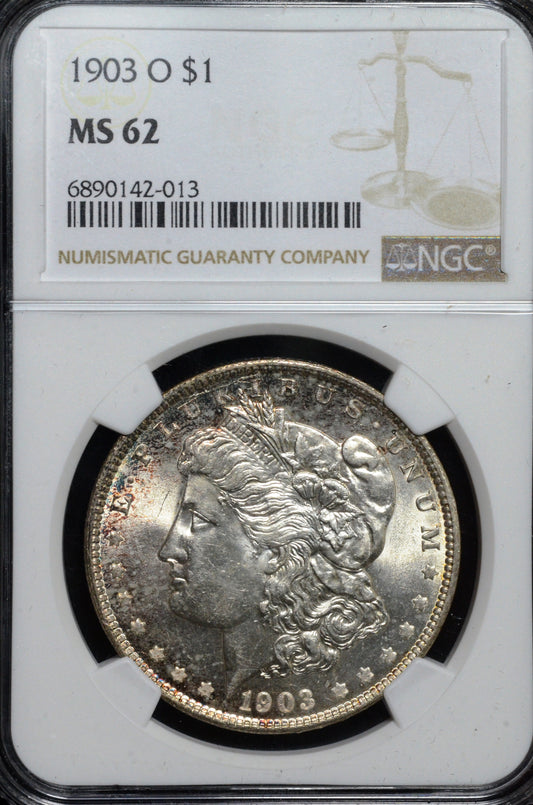 1903-O Morgan Silver Dollar MS62 NGC