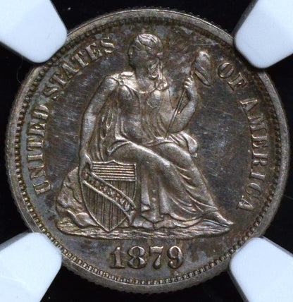 1879 Seated Liberty Dime Proof PF62 NGC