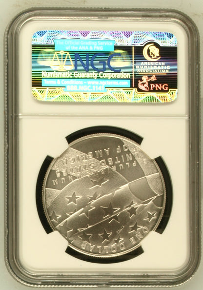2012 P Star Spangled Banner, $1, Early Release, Slabbed & Graded by NGC