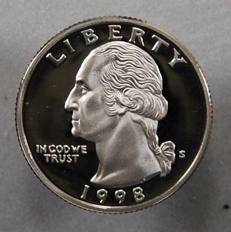 1998 Proof Quarter Silver